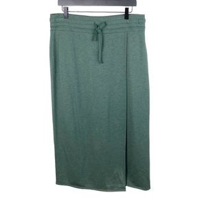 J Jill Green Midi Skirt